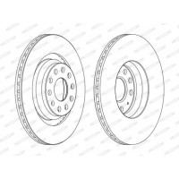 DDF1503C FERODO Гальмівний диск