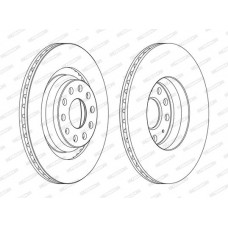 DDF1503C FERODO Гальмівний диск