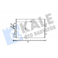 345670 KALE OTO RADYATÖR Конденсатор кондиціонера
