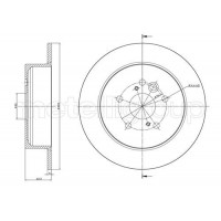 23-0803C METELLI Гальмівний диск