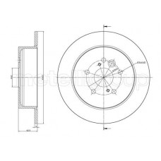 23-0803C METELLI Гальмівний диск