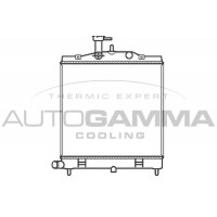 105872 AUTOGAMMA Радіатор охолодження двигуна