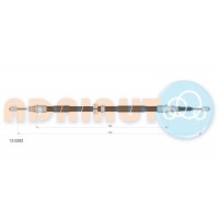 13.0282 ADRIAUTO Тросик, cтояночный тормоз