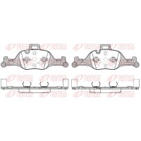 1740.00 REMSA Комплект гальмівних колодок дисковий гальм