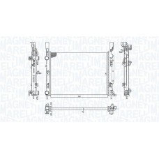 350213142600 MAGNETI MARELLI Радіатор охолодження двигуна