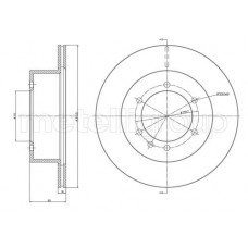 800-679 CIFAM Гальмівний диск