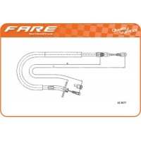 17930 FARE SA Тросик, cтояночный тормоз