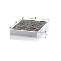 CUK 2722-2 MANN-FILTER Фільтр повітря у внутрішньому просторі
