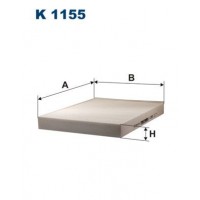 K 1155 FILTRON Фільтр повітря у внутрішньому просторі