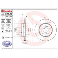 08.5178.31 BREMBO Гальмівний диск