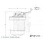 ADBP230038 BLUE PRINT Паливний фільтр