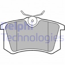 LP2255 DELPHI Комплект гальмівних колодок дисковий гальм
