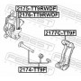 2176-TT9RWDF FEBEST Поршень корпус скоби гальма