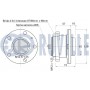 221840 RUVILLE Комплект підшипника ступиці колеса