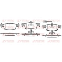 1187.01 REMSA Комплект гальмівних колодок дисковий гальм