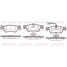 1187.01 REMSA Комплект гальмівних колодок дисковий гальм