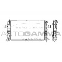 103629 AUTOGAMMA Радіатор охолодження двигуна