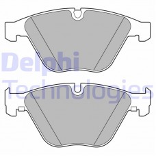 LP3630 DELPHI Комплект гальмівних колодок дисковий гальм