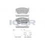 182402 ICER Комплект гальмівних колодок дисковий гальм