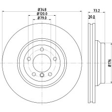 8DD 355 113-531 HELLA Гальмівний диск