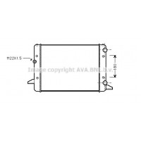 VNA2120 AVA QUALITY COOLING Радіатор охолодження двигуна
