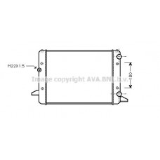 VNA2120 AVA QUALITY COOLING Радіатор охолодження двигуна
