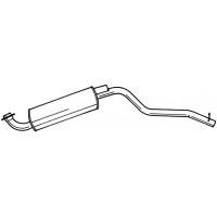 37600 SIGAM Глушник вихлопних газів кінцевий