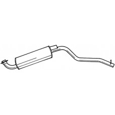 37600 SIGAM Глушник вихлопних газів кінцевий