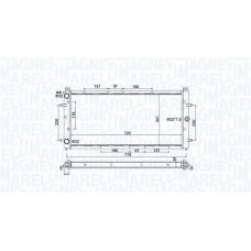 350213174600 MAGNETI MARELLI Радіатор охолодження двигуна