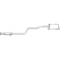 70603 SIGAM Глушник вихлопних газів кінцевий