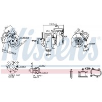 93528 NISSENS Компресор наддуву