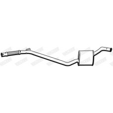 19323 WALKER Середній глушник вихлопних газів