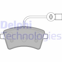 LP2504 DELPHI Комплект гальмівних колодок дисковий гальм