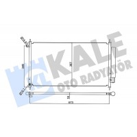 345395 KALE OTO RADYATÖR Конденсатор кондиціонера