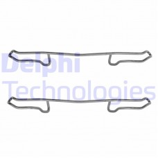 LX0108 DELPHI Комплектуючі колодки дискового гальма