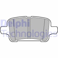 LP3218 DELPHI Комплект гальмівних колодок дисковий гальм