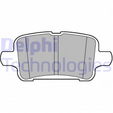 LP3218 DELPHI Комплект гальмівних колодок дисковий гальм