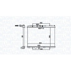 350213156100 MAGNETI MARELLI Радіатор охолодження двигуна 350213156100 MAGNETI MARELLI Радіатор охолодження двигуна