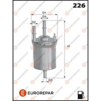 E145097 EUROREPAR Паливний фільтр