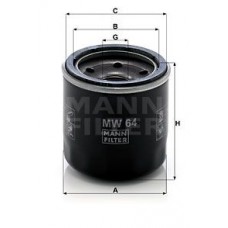 MW 64 MANN-FILTER Масляний фільтр