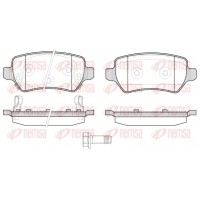 0957.22 REMSA Комплект гальмівних колодок дисковий гальм
