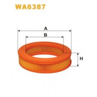 WA6387 WIX FILTERS Повітряний фільтр
