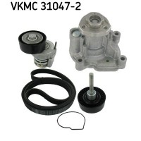 VKMC 31047-2 SKF Водяний насос комплект ручейкових ременів