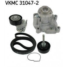 VKMC 31047-2 SKF Водяний насос комплект ручейкових ременів