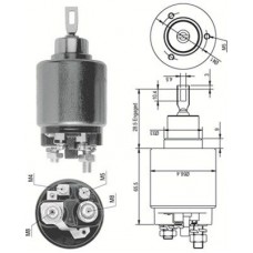 940113050124 MAGNETI MARELLI Тягове реле стартер