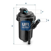 55.116.00 UFI Паливний фільтр