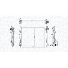 350213182100 MAGNETI MARELLI Радіатор охолодження двигуна