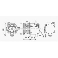 MCAK019 AVA QUALITY COOLING Компресор кондиціонера