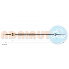 07.0272 ADRIAUTO Тросик, cтояночный тормоз