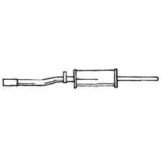 12444 SIGAM Середній глушник вихлопних газів